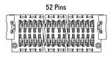 Dimensionet: Zero8 prizë e drejtë, 52-pin