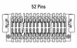 Dimensionet: Zero8 prizë e drejtë, 52-pin